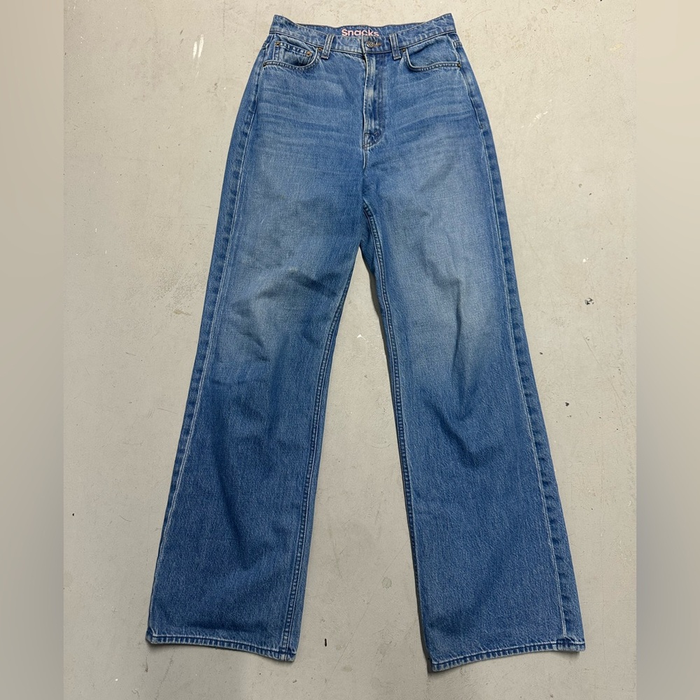 MOTHER Blue Flare & Wide Leg Jeans